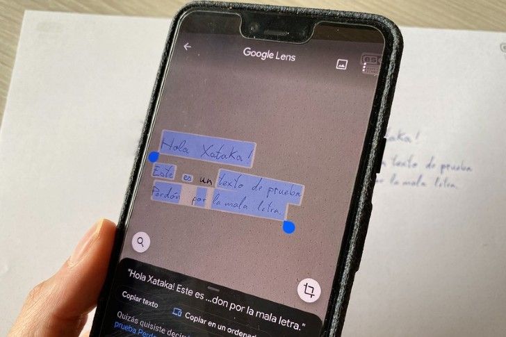 Google Lens possibilita copiar textos manuscritos